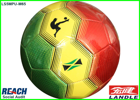 Özel Renkli Futbol Topları / PU Suni Deri Futbol Topu