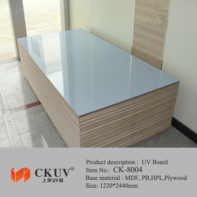 Yeşil / Kırmızı / Mavi Yüzlü Lamine Kayar Kapılar için UV MDF Kurulu Oyma / Bakanlar Kurulu